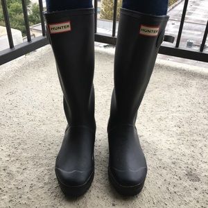 Big Kids Hunter Original Rainboot in Matte Black